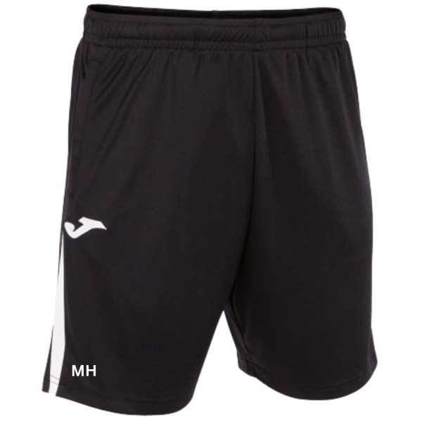 Hose schwarz Kurz mit Initialen