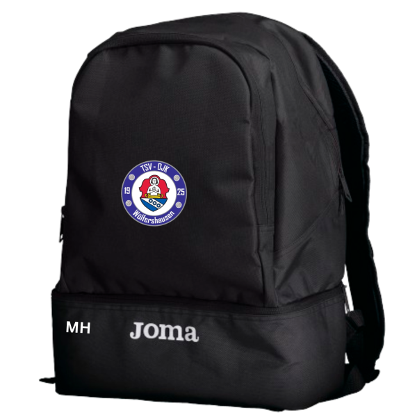 Rucksack blau mit Schuhfach 24L